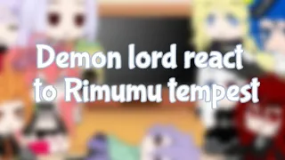 past ten great demon lords react to rimuru tempest 1/3