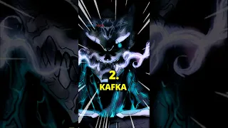 Top 5 STRONGEST Kaiju No. 8 Characters #kafka #kaiju #kaijuuniverse #anime
