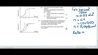 RATE OF REACTION question 3