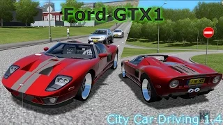 City Car Driving 1.4  - Ford GTX1 Cruise G27 [Download]