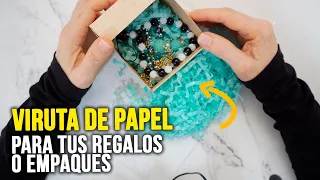 DIY: Viruta de papel para decorar tus regalos con papel seda.