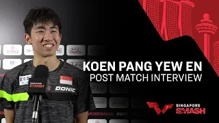 Koen Pang Yew En R64 Post Match Interview | Singapore Smash 2023