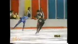 Winter Olympic Games Calgary 1988 - 1000 m Hoffmann - Mitani