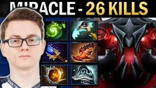 Shadow Fiend Dota Miracle with 26 Kills and Shivas - TI13