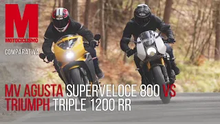 Comparativa | MV Agusta Superveloce 800 vs Triumph Speed Triple 1200 RR