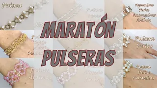 🤩PULSERAS BISUTERÍA🙋‍♀️ Maratón de videos antiguos del canal. Curso de bisutería