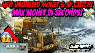 SnowRunner - NEW Unlimited Money & XP Glitch! (Max Money and Max Level Instantly!)