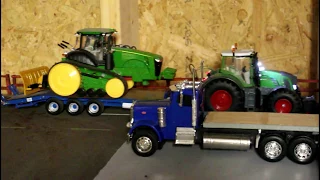 RC Fendt 936 Transporting the JD 8360RT to Site