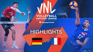 🇩🇪 GER vs. 🇫🇷 FRA - Highlights Week 2 | Men's VNL 2022