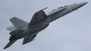 【4K】　CVW-5 F/A-18 Super Hornet DEMO （iwakuni & atsugi air base）