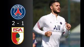PSG VS Augsburg 2021 (2-1) Highlight and All Goals Friendly Match 2021