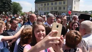 Петро Порошенко у Горохові на Волині разом з командою "Європейської Солідарності"