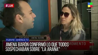 Jimena Barón confirmó lo que todos sospechaban sobre "La Araña"