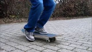 HOW TO OLD SCHOOL KICKFLIP THE EASIEST WAY TUTORIAL