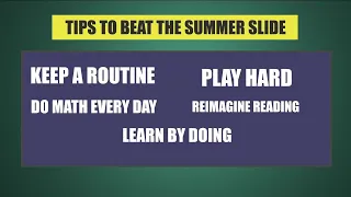 Stop the Summer Slide: Programs and advice to keep kids sharp as summer approaches