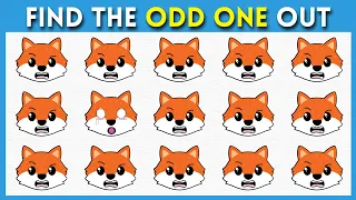 FIND THE ODD EMOJI OUT in these Odd Emoji Puzzles! | Odd One Out Puzzle | Find The Odd Emoji Quizzes