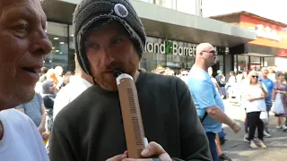 "YOU CAN GET IT"/ "3 LITTLE BIRDS" BY RUFF TRADE,  BUSKING IN MANCHESTER  10/06/2023