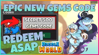 EPIC NEW SECRET 500 GEMS CODE IN DOODLE WORLD - ROBLOX