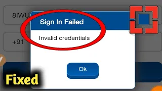 Fix HDFC Trade finance App Signed in Failed Invalid Credentials Problem Solved