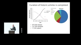 Immune Epitope Database 2015 User Workshop Day 1 - IEDB Overview