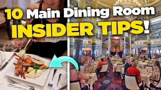 10 insider tips for Royal Caribbean's main dining room