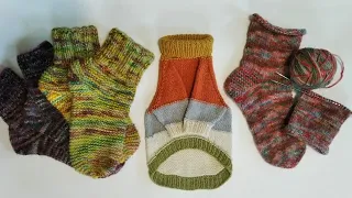 13-18 апреля/Цветотерапия/Неожиданные готовые работы/Крашу и вяжу #knitting #вязовлог #носкиспицами