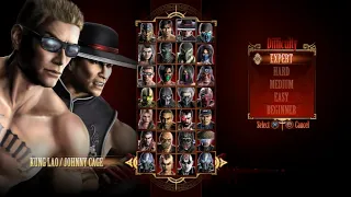 Mortal Kombat 9 - Expert Tag Ladder (Kung Lao & Johnny Cage/3 Rounds/No Losses)