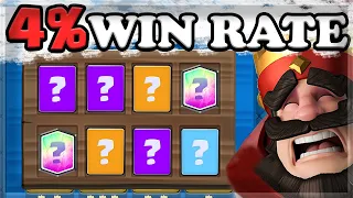 WINNING with the WORST Deck in Clash Royale History 🍊