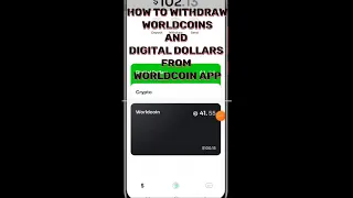 How to Withdraw worldcoin (wld)from  worldcoin App  (New Update)/digiatal dollars from worldcoin App