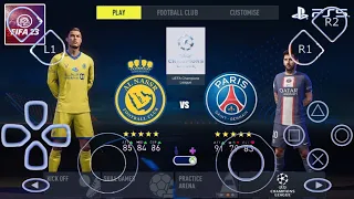 FIFA 23 PPSSPP CAMERA PS5 OFFLINE FOR ANDROID & IOS TRANSFER UPDATE KITS STADIUM GRAPHICS