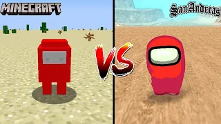 MINECRAFT AMONG US VS GTA SAN ANDREAS AMONG US - WHICH IS BEST?