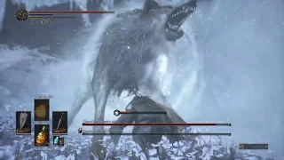 DARK SOULS III - NG+2 Boss Grand Loup garde stèle