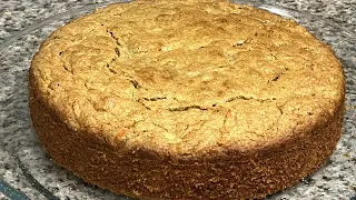 PASTEL DE AVENA,ZANAHORIA Y PLÁTANO