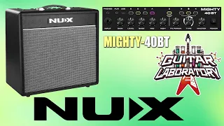[Eng Sub] NUX Mighty 40BT guitar amp (with drum machine and Bluetooth)