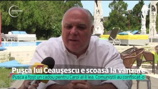 Arma lui Nicolae Ceauşescu este scoasă la vânzare. Este întâia puşcă de vântoare confiscat