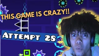 so I played GEOMETRY DASH for the FIRST TIME....