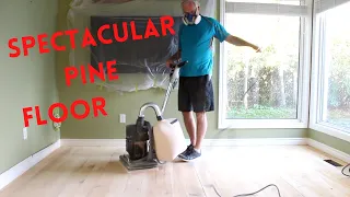 How To Sand And Refinish Pine Floor - Satin Urethane - Ask Questions - Post Comments (Ep#28)