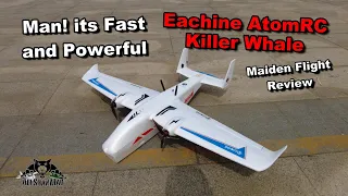 Eachine AtomRC Killer Whale Twin Rotor RC FPV airplane Maiden Flight