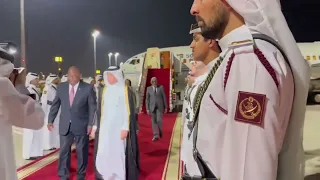 South Africa-Qatar I President Cyril Ramaphosa arrives in the Gulf region