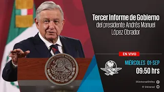 Tercer Informe de Gobierno del presidente Andrés Manuel López Obrador | En Vivo