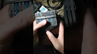 Making song with only kalimba sounds.