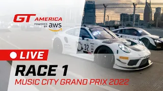 LIVE | Race 1 | Nashville | GT America Powered by AWS 2022
