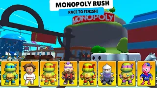 ALL NEW SKIN 0.70 vs New Map MONOPOLY RUSH 🔥 Stumble Guys