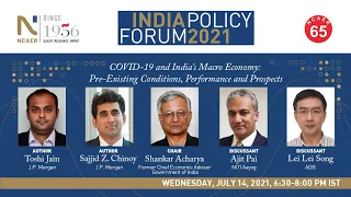 IPF 2021 | COVID-19 and India’s Macro Economy: Pre-Existing Conditions, Performance and Prospects