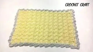 Easy 3D Baby Blanket Model For Beginners / Crochet Knitting Blanket