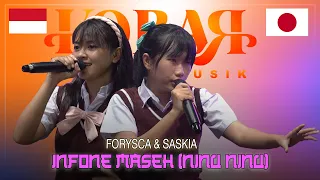 INFONE MASEH (NINU NINU NINU) | VERSI JEPANG - FORYSCA & SASKIA (OFFICIAL LIVE MUSIC)