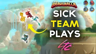 NUTTY 2s COMBOS! - Brawlhalla LTC 2v2 Highlights (0 to deaths, reads, gimps...)