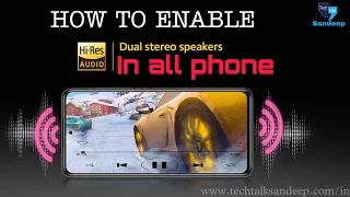 Dual speaker music play one time | uper speaker kaise band kare | mobile ka dono speaker kaise chalu