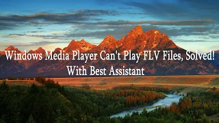 Windows Media Player Can't Play FLV Files, Solved!