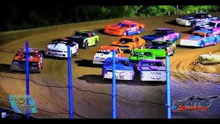 8-21-20 Street Stock Feature 3 wide start Winston Speedway